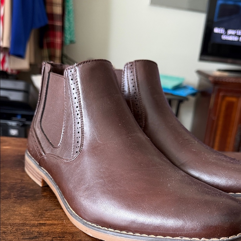 Deer Stags Men's Rich Brown Ankle Boots